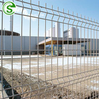 Clôture de chantier en treillis métallique 3D plié, thermolaqué, écologique