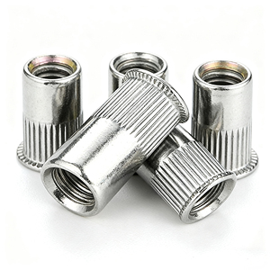 Remache de cabeza plana galvanizado de fábrica Bibo Yaente, remache de aluminio moleteado con grano vertical, remache de cabeza redonda de acero inoxidable avellanado - Product Image 1