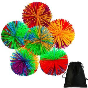 Una pelota Koosh negra y naranja de 29 cm - Product Image 1