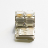 Connecteur RJ11 Cat6 neuf, répartiteur Cat5e, fiche modulaire mâle RJ45 8P8C blindée
