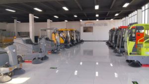 Nhỏ linh hoạt đi xe trên điện quét sàn cho khách sạn in ấn cửa hàng trang trại hội thảo sử dụng điều kiện với thành phần bàn chải lõi - Product Image 6