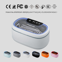 Nettoyeur à ultrasons numérique à écran tactile pour lunettes et montres, 550 ml, haute qualité, neuf, design domestique, personnalisé
