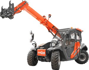 Mini-chargeuse télescopique EVERUN ERT2860 de 2,8 tonnes, certifiée CE avec attache rapide pour la construction et l'agriculture - Product Image 5