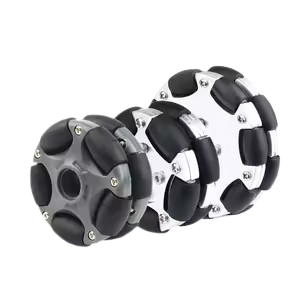 ล้อออมนิ รับน้ำหนักได้ 80-100 กิโลกรัม เส้นผ่านศูนย์กลาง 125 มม. ล้อออมนิแบบลูกกลิ้งโพลียูรีเทนสามชั้น สำหรับรถเข็นออมนิ - Product Image 5