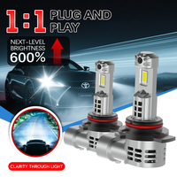 Ampoule de phare LED Gview GLS 9012, taille mini, plug and play, installation simple, corps compact en aluminium, refroidissement par ventilateur, 10000 lumens pour voiture