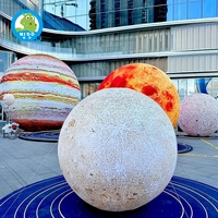Modèle gonflable de l'univers à neuf planètes, espace, air, ballon de la Terre et de la Lune, exposition, publicité, décoration, éducation scientifique