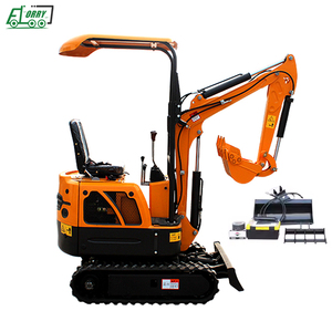 Mini-excavatrice ELORRY EL08 de haute qualité 2024, petite pelle de 0,8t, excavatrice Kubota de 1 tonne à vendre - Product Image 3