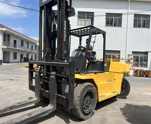 יפני מקורי מיובא komatsu fd150 15 טון בשימוש דיזל שני מלגזה עם מנוע אמין - Product Image 1