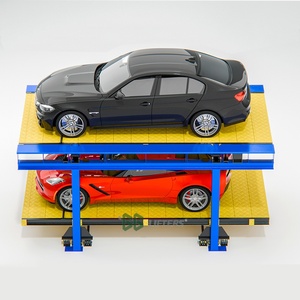 Motor de bajo ruido y cadena impulsada por pisos dobles/triples elevadores de parque de vehículos de pozo Sistema de estacionamiento Vertical de coche subterráneo - Product Image 5