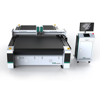 Máquina de plotter de corte de contorno de superficie plana digital CNC AOL
