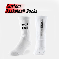Chaussettes de basketball personnalisées OEM pour hommes, chaussettes pour étudiants, chaussettes en tissu éponge pour jeunes et enfants, chaussettes de course en tube, chaussettes de performance pour hommes