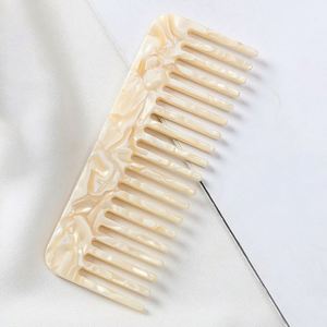 <b>Creative</b> <b>Gift</b> Wide Tooth Colour Acetate Comb for Hair Detangling - Product Image 1