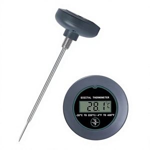 Digital Coffee Pot Thermometer Stainless Steel <b>Probe</b> Digital Display <b>Temperature</b> Meter for Pour-over Drink Food Measurement - Product Image 1
