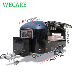 Remorque de camion de restauration Wecare BBQ 4m avec cuisine complète entièrement équipée, chariot de <span class=keywords><strong>barbecue</strong></span> mobile - Product Image 2