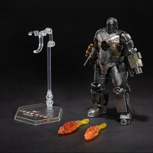 Zd Toys Iron Man Originale Genuino <span class=keywords><strong>Marvel</strong></span> Edizione 10° Anniversario - Iron Man Mk1 Non Luminoso 1/10 <span class=keywords><strong>Action</strong></span> <span class=keywords><strong>Figure</strong></span> con Articolazioni Mobili - Product Image 2