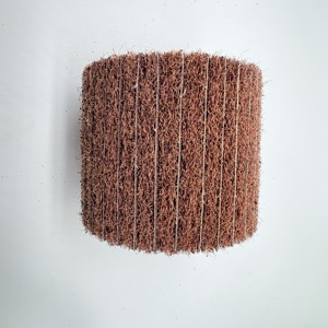 Disque abrasif cylindrique en oxyde d'aluminium de bonne qualité, roue de dessin pour machine à tréfiler avec arbre à trou de serrure OEM - Product Image 2