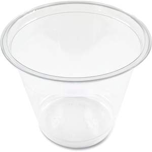 Gobelets froids en PET transparents Boardwalk 9 oz, vaisselle en plastique compacte, 1 000/carton - Product Image 1
