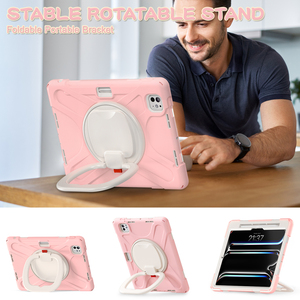 2025 nouveau support de poignée de Rotation étui pour tablette pour <span class=keywords><strong>iPad</strong></span> <span class=keywords><strong>7</strong></span> 8 <span class=keywords><strong>9</strong></span> 10th 11th génération <span class=keywords><strong>Pro</strong></span> 11 Air 4 5 6 10.<span class=keywords><strong>9</strong></span> pouces couverture - Product Image 5