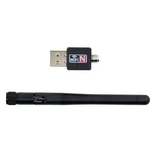 300M USB2.0 tarjeta de red inalámbrica mini receptor WIFI con 2DB antena grande SRUIS
