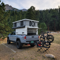 Tente de camping verticale souple résistante au vent et aux intempéries pour pick-up universels, camping tout-terrain