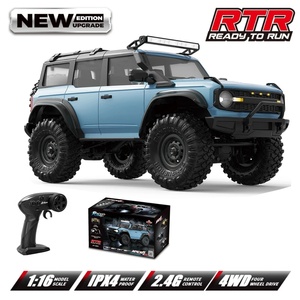 Voiture télécommandée HB R1601 RC 1:16 2.4G 4x4 tout-terrain avec LED, camions crawler, modèle de véhicule d'escalade, jouets pour adultes - Product Image 2