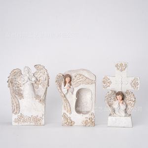 Resin Figurines Three <b>Angels</b> <b>Set</b> Artistic Home Decoration <b>Gift</b> - Product Image 1