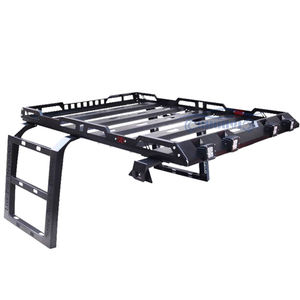 Personnalisé universel tout-terrain suv berline van acier pad vélo plat utilisé fer aluminium 4x4 rigide dessus supports à bagages <span class=keywords><strong>porte</strong></span>-bagages de toit de voiture - Product Image 1