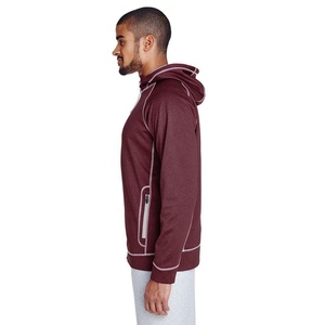 Sweat à capuche zippé léger et respirant en coton 100% avec impression de logo personnalisée pour homme, vêtements d'extérieur pour homme - Product Image 6