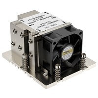 Enfriador de CPU para Servidor COOLSERVER SP7 2US22, 6 Tubos de Calor, Base de Cobre, Dos Rodamientos de Bolas, Control de Velocidad del Ventilador PWM para Placa Base SP7