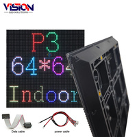 P3 Panneau d'affichage LED intérieur à 90 degrés à angle droit pour une installation murale vidéo transparente dans les ascenseurs et les magasins de détail.