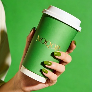 Vasos de Papel Desechables de Doble Pared, Ecológicos y Biodegradables para Café, de 8oz, 12oz, 16oz y 22oz, con Logotipo Personalizado, Color Personalizado, Grado Alimenticio, Venta al Por Mayor - Product Image 2