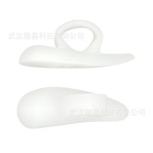 Silicone Toe Orthotic <b>Pads</b> White 2Pcs <b>Cushioning</b> For Valgus Support Spring Summer Autumn - Product Image 2