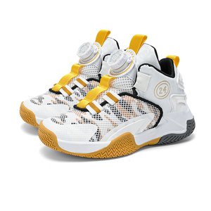 Baskets montantes Cema OEM pour garçons, en maille respirante, chaussures décontractées mi-montantes pour sports de plein air et chaussures de <span class=keywords><strong>basketball</strong></span> pour enfants. - Product Image 3