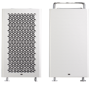 Boîtier d'ordinateur B2Pro <span class=keywords><strong>Mid</strong></span> <span class=keywords><strong>Tower</strong></span> en aluminium, châssis de micro-ordinateur de bureau pour alimentation MATX/ATX/SFX, refroidissement par eau 240, couleur argent et blanc - Product Image 4