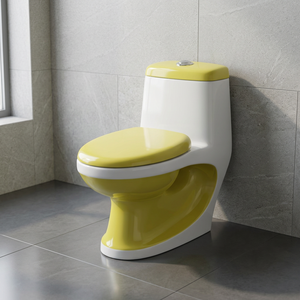 ห้องน้ำในโรงแรมแบบตะวันตกสีขาวเซรามิกสีขาวสินค้าจีน - Product Image 1