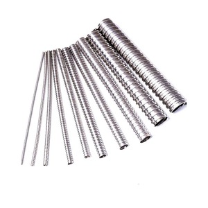 Conduit métallique flexible en acier inoxydable, diamètre intérieur 4-64 mm, gaine de protection ignifuge pour tuyaux de plomberie - Product Image 1