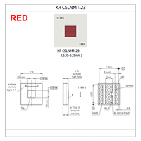 Bricolage 26.5MM puissant LED pilule 10W lumière verte pièces de lampe de poche LED rouge Module 3-12V tension d'entrée 1MODE