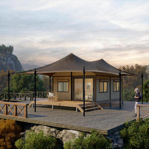 Pièces de tente de glamping Safari de luxe Hous Cabin Expandable Container House pour Hotel in the Desert - Product Image 6
