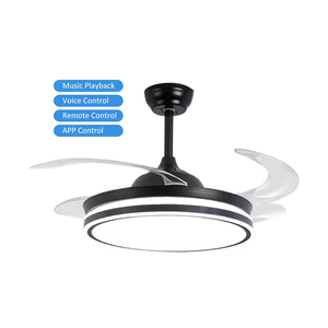 Hiện Đại 48-Inch Quạt Trần Thông Minh 6 Tốc Độ Gió Tiết Kiệm Năng Lượng Điều Khiển Từ Xa LED Quạt Làm Mát Phòng Khách LED Quạt Trần - Product Image 2