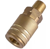 Raccord rapide en laiton et cuivre haute pression 1/4 NPT pour usage industriel