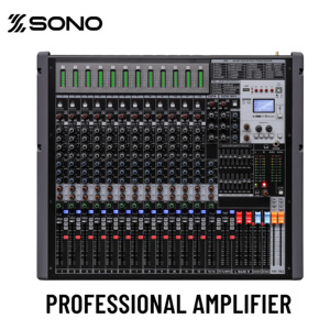 Console de mixage amplifiée professionnelle TFB 12/16/24 <span class=keywords><strong>canaux</strong></span> 1000W*2 avec amplificateur intégré haute puissance et double DSP pour scène - Product Image 2