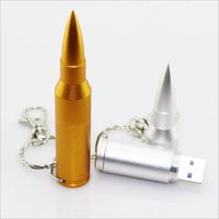 Penjualan terlaris Flash drive USB logam bentuk peluru Flash drive kecepatan tercepat mendukung 8 GB Flash drive