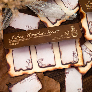 60 ชิ้น/แพ็คสติกเกอร์สะดวก Ashes หลังเหตุการณ์ชุดย้อนยุค Burnt คู่มือวัสดุตกแต่ง - Product Image 2