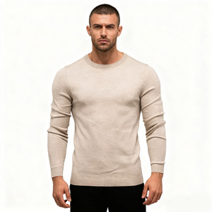 Suéter Casual para Hombre, Tejido de Poliéster Transpirable, Anti-Pilling, Anti-Arrugas, con Estampado de Leopardo, para Otoño, Fabricante OEM - Product Image 1