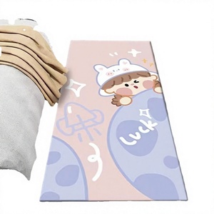 EiffelHome Customizable Cute Cartoon Animal Print Imitation Cashmere Kids Anti-Fall Wear-Resistant Anti-Slip Backing Bedside - Product Image 2