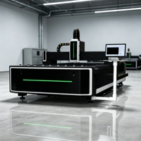 2026 LaserMen Meilleure vente 3015 Équipement de découpe laser fibre pour tôles, table simple, pour la découpe d'acier au carbone
