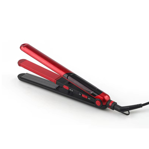 Doble propósito para rizar permanente de maíz temperatura constante Anti escaldado recubierto de cerámica 2 en <span class=keywords><strong>1</strong></span> placa ancha alisador de pelo - Product Image 6