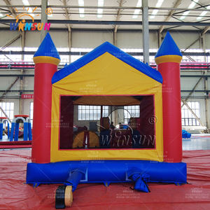 Château gonflable commercial winsun maison de rebond avec toboggan combo enfants aire de jeux extérieure - Product Image 5