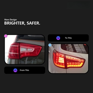 Luces traseras modificadas para <span class=keywords><strong>Kia</strong></span> <span class=keywords><strong>Sportage</strong></span> R 10-16 montaje de luces traseras LED Luz de marcha atrás luces de freno luces traseras - Product Image 2