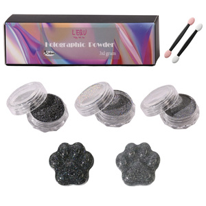 Pintura Artística Gouache Holográfica Tricolor Hecha a Mano LEQU para Manualidades - Product Image 1